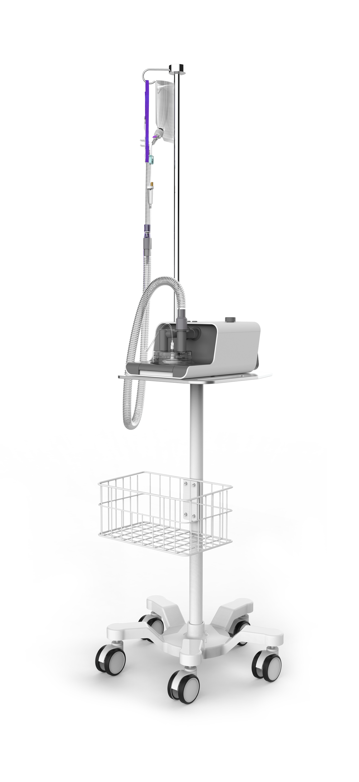 Heated humified high flow nasal cannula oxygen therapy device (HFNC)